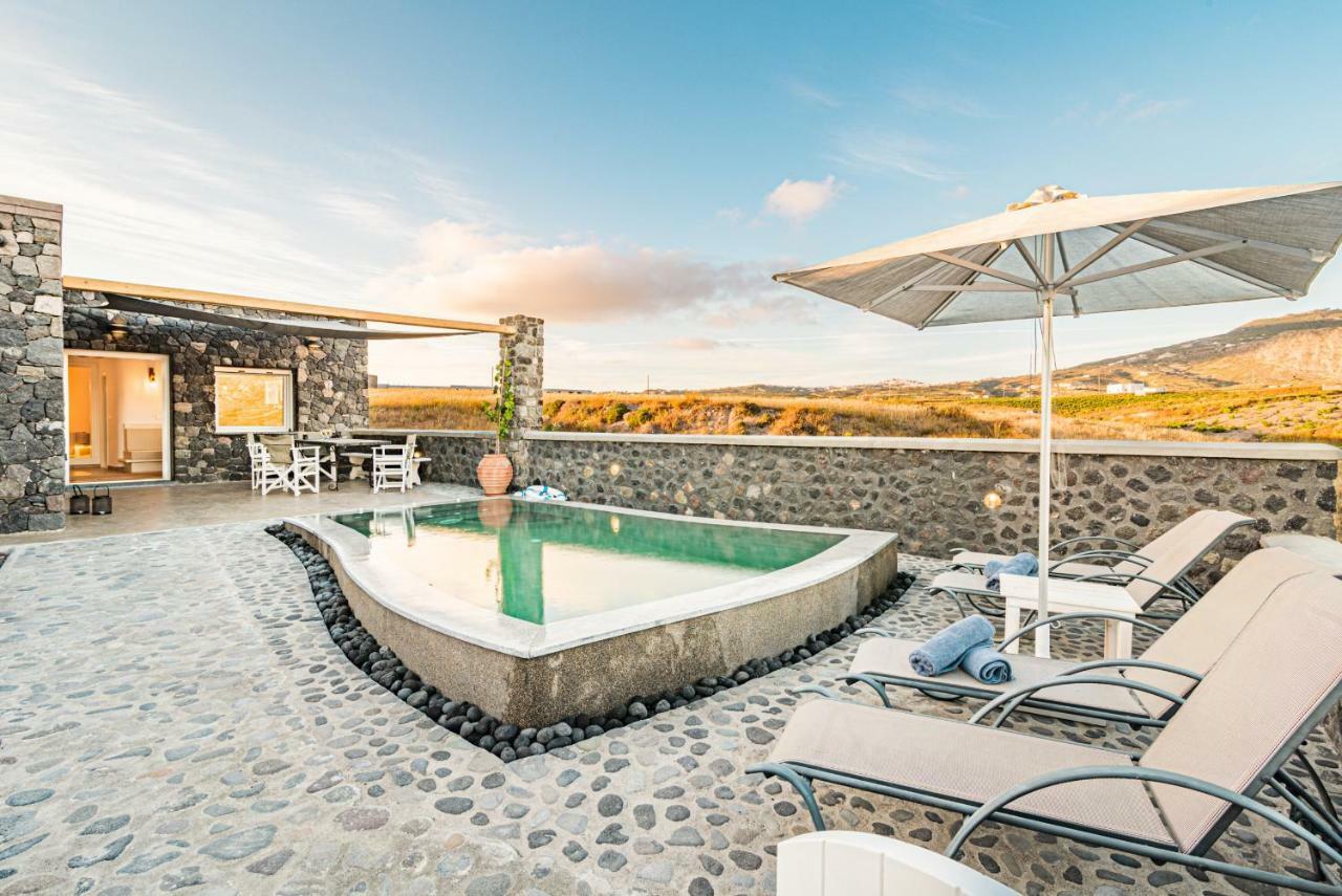 Klimata House - Private Jacuzzi Pool & Bbq Villa Vlychada Dış mekan fotoğraf