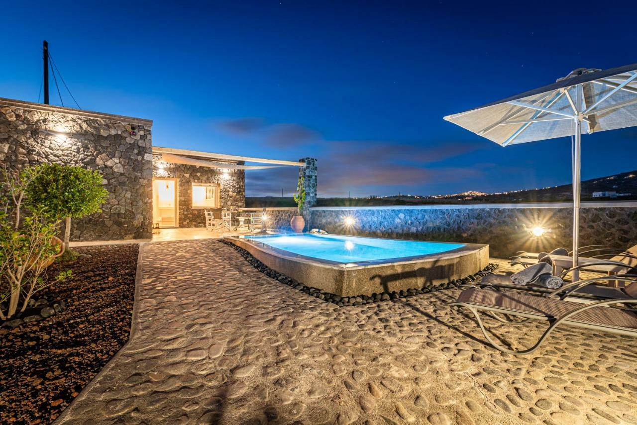 Klimata House - Private Jacuzzi Pool & Bbq Villa Vlychada Dış mekan fotoğraf