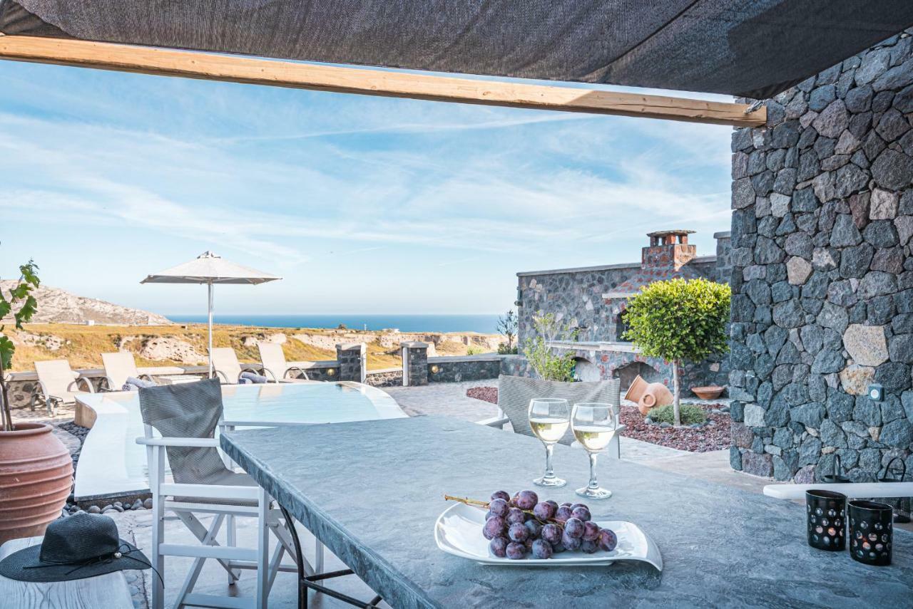 Klimata House - Private Jacuzzi Pool & Bbq Villa Vlychada Dış mekan fotoğraf